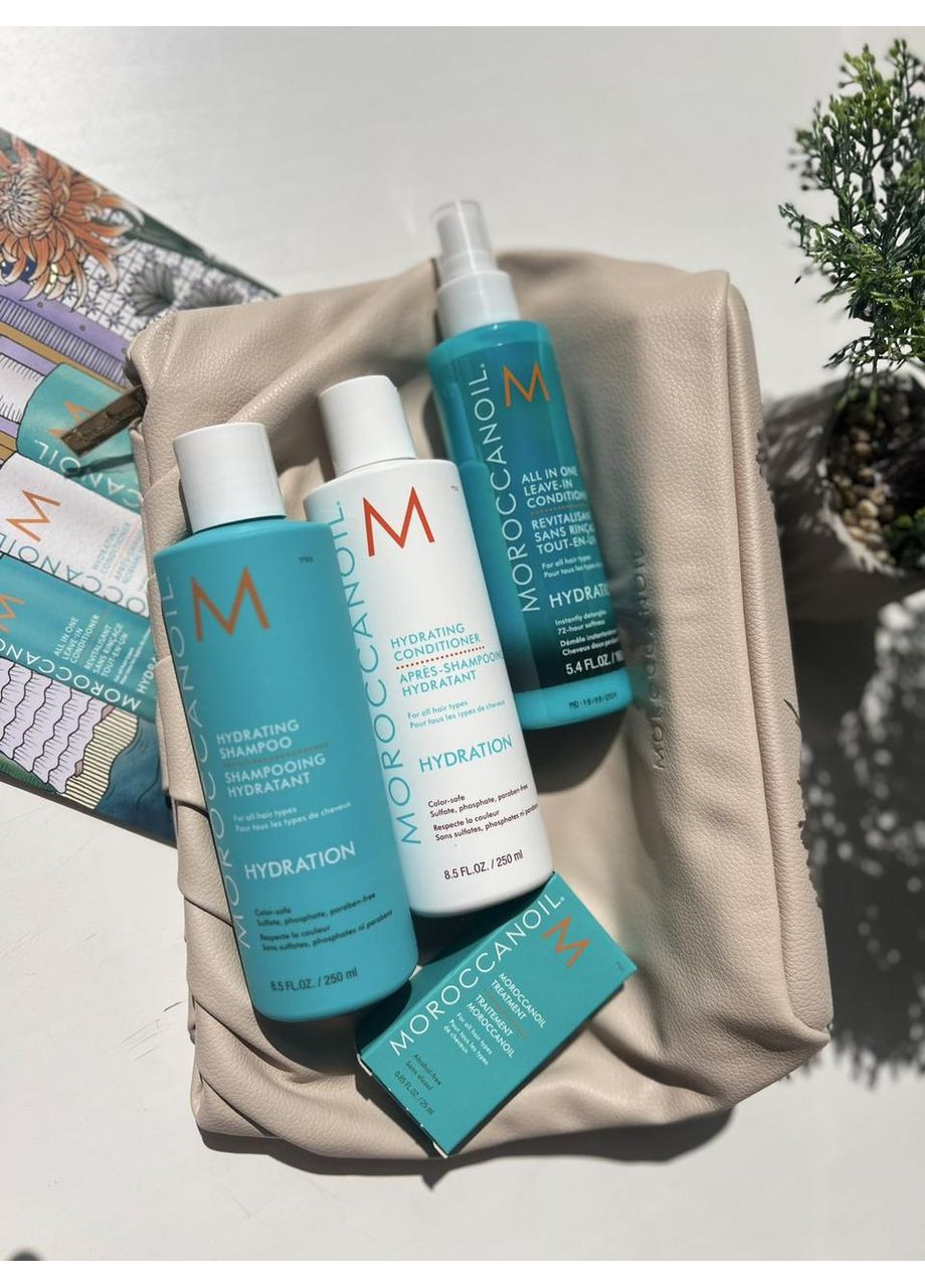 Набір для глибокого зволоження волосся Hydration Set+Косметичка у подарунок! Moroccanoil (361072169)