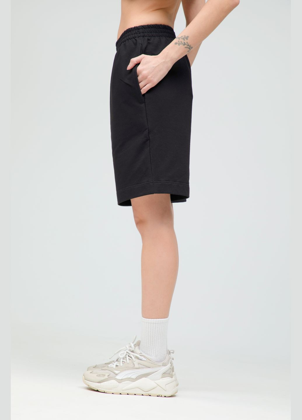 Шорты базовые черные женские RAY Basic (330027225)