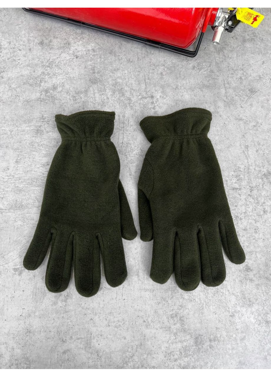 Рукавиці флісові хакі No Brand (361409047)