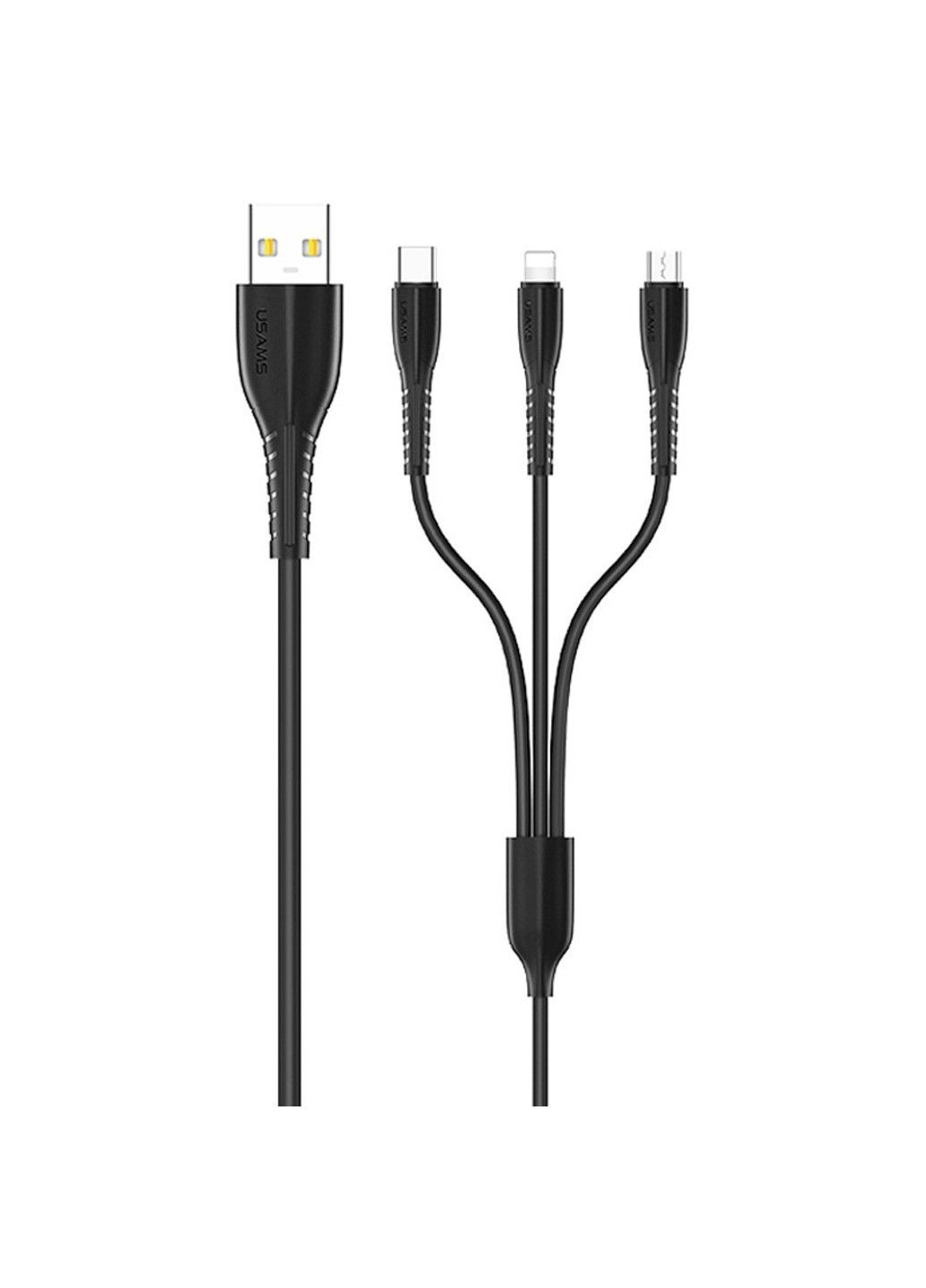Дата кабель US-SJ367 U35 3in1 USB to Combo 2A (1m) USAMS (291880844)