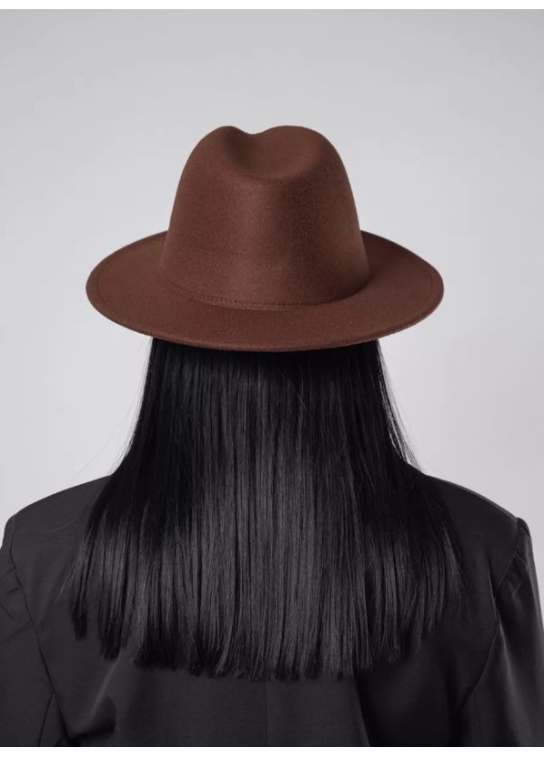 Шляпа Федора унисекс с регулировкой размера (поля 7 см) демисезон No Brand (362346123)