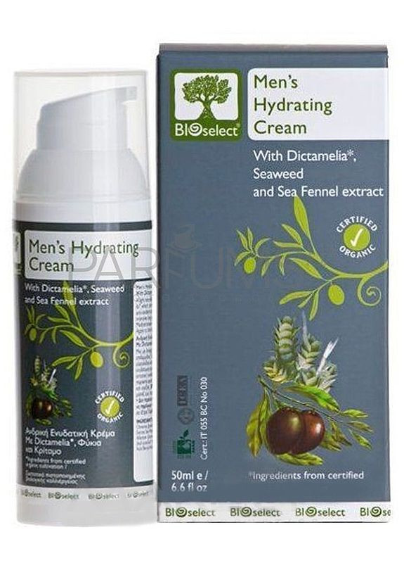 Bioselect Крем для лица с диктамелией и экстрактом морских водорослей Men's Hydrating Cream 50ml (2-232251) — Крем, (369789902)