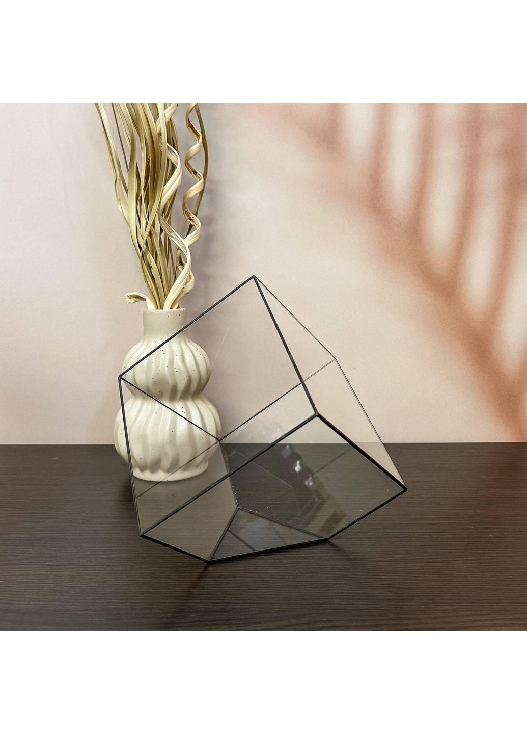 Квадратная ваза 25*10 см, конфета Liliya Flowers (366026582)