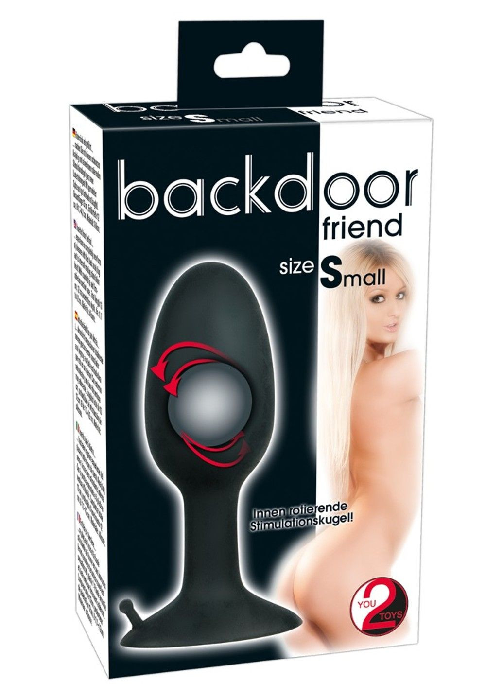 Анальная пробка Backdoor маленька No Brand (283328545)