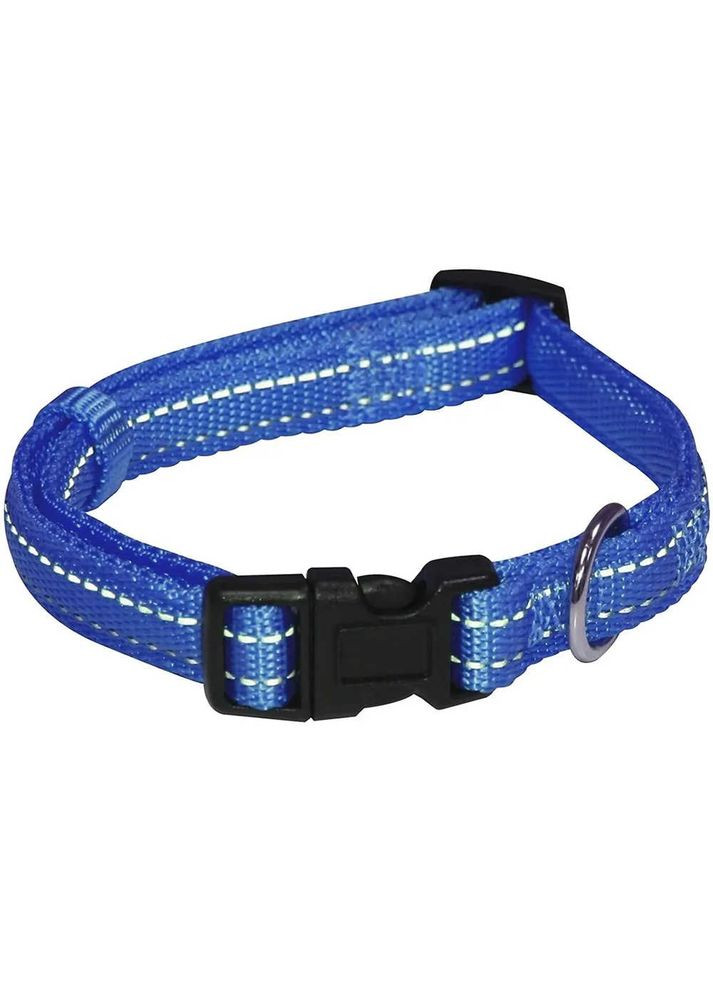 Нашийник SOFT REFLECTIVE світловідбивний, м'який, темно-синій, нейлон, 30 - 45 х 1.5 см (8023222227279) Croci (322125315)