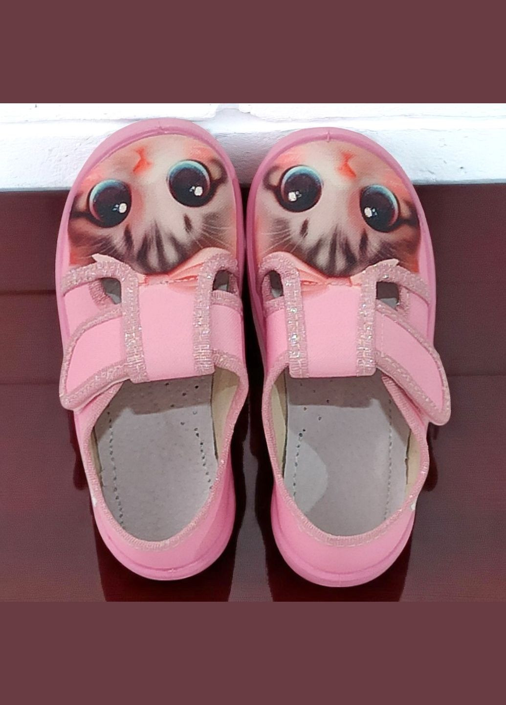 Ортопедичні тапочки капчики на липучці для дівчинки змінне взуття в садочок Валді Waldi (275268542)