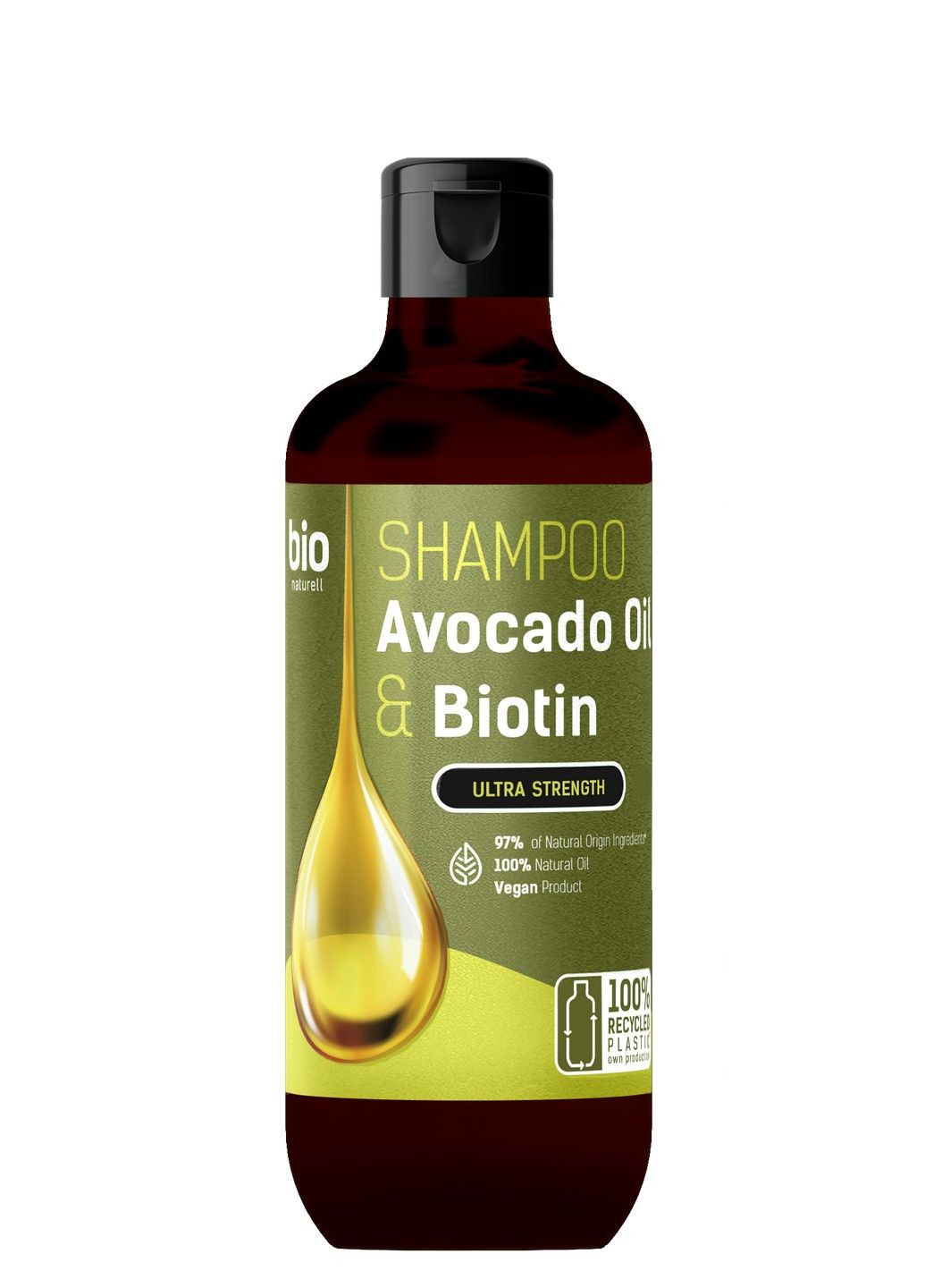 Шампунь для всіх типів волосся Avocado Oil & Biotin 355 мл Bio Naturell (283017559)