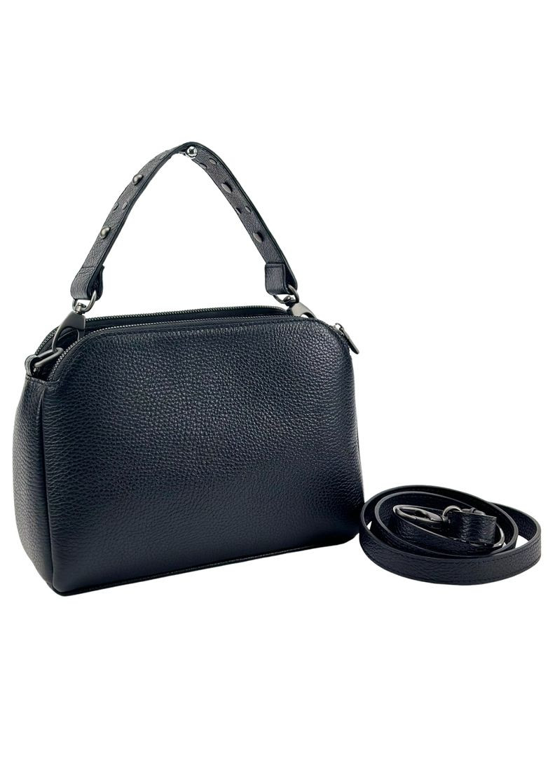 Сумочка кросбоді жіноча з натуральної шкіри на три відділи RoyalBag CH-0125A-FL (303137286)