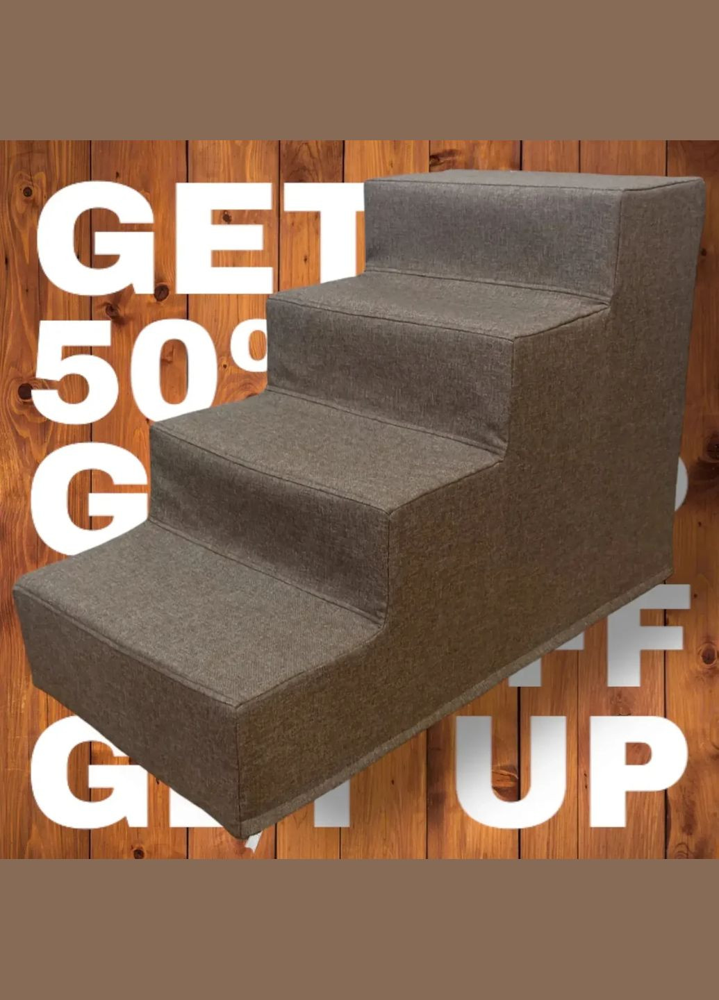 Ступени для собак – безопасный подъем на диван/кровать. Лестницы для собак – идеально для больных и пожилых животных No Brand (342719233)