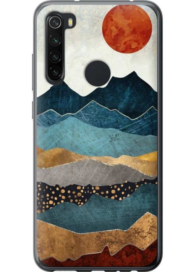 Силиконовый чехол 'Закат горы' для Endorphone Xiaomi Redmi Note 8 (278055587)