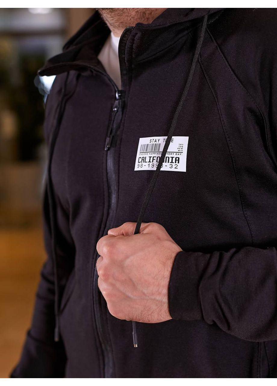 Мужской спортивный костюм цвет черный New Trend (304649783)