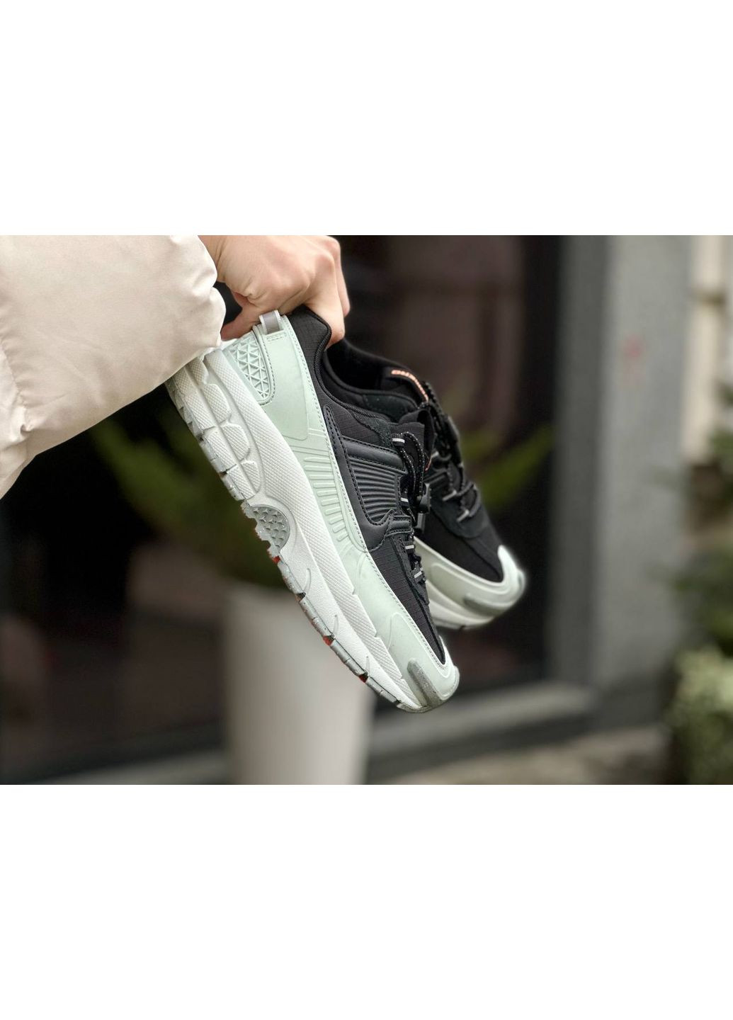 Чорні Осінні кросівки чоловічі nike vomero roam white black найк вомеро роам No Brand