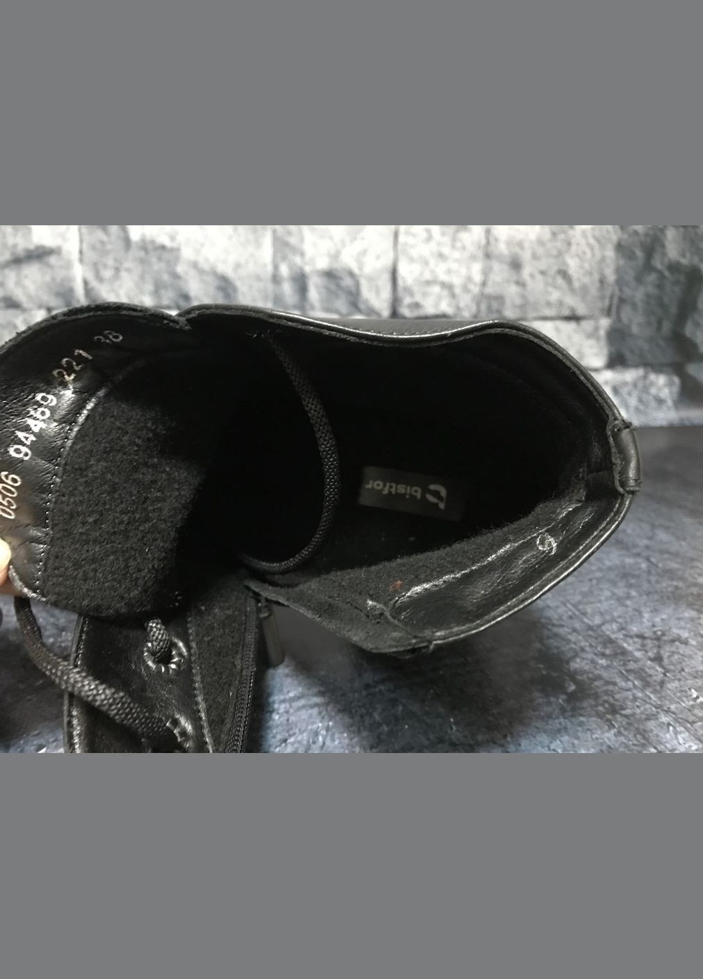 Осенние классические кожаные ботинки на платформе Bistfor