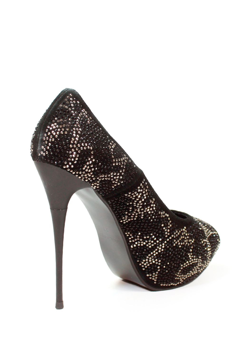 It-Girl Жіночі туфлі туфлі-човники чорний з натуральна замша, — літо (322553342)