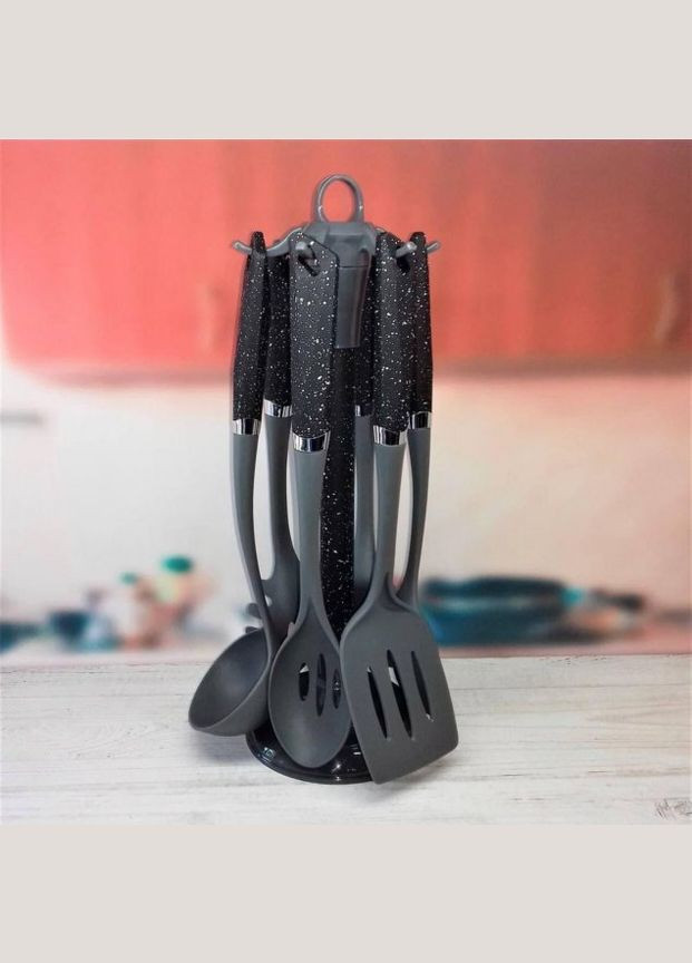 Набор кухонных принадлежностей EB-3605-Black 7 предметов Edenberg (364761861)