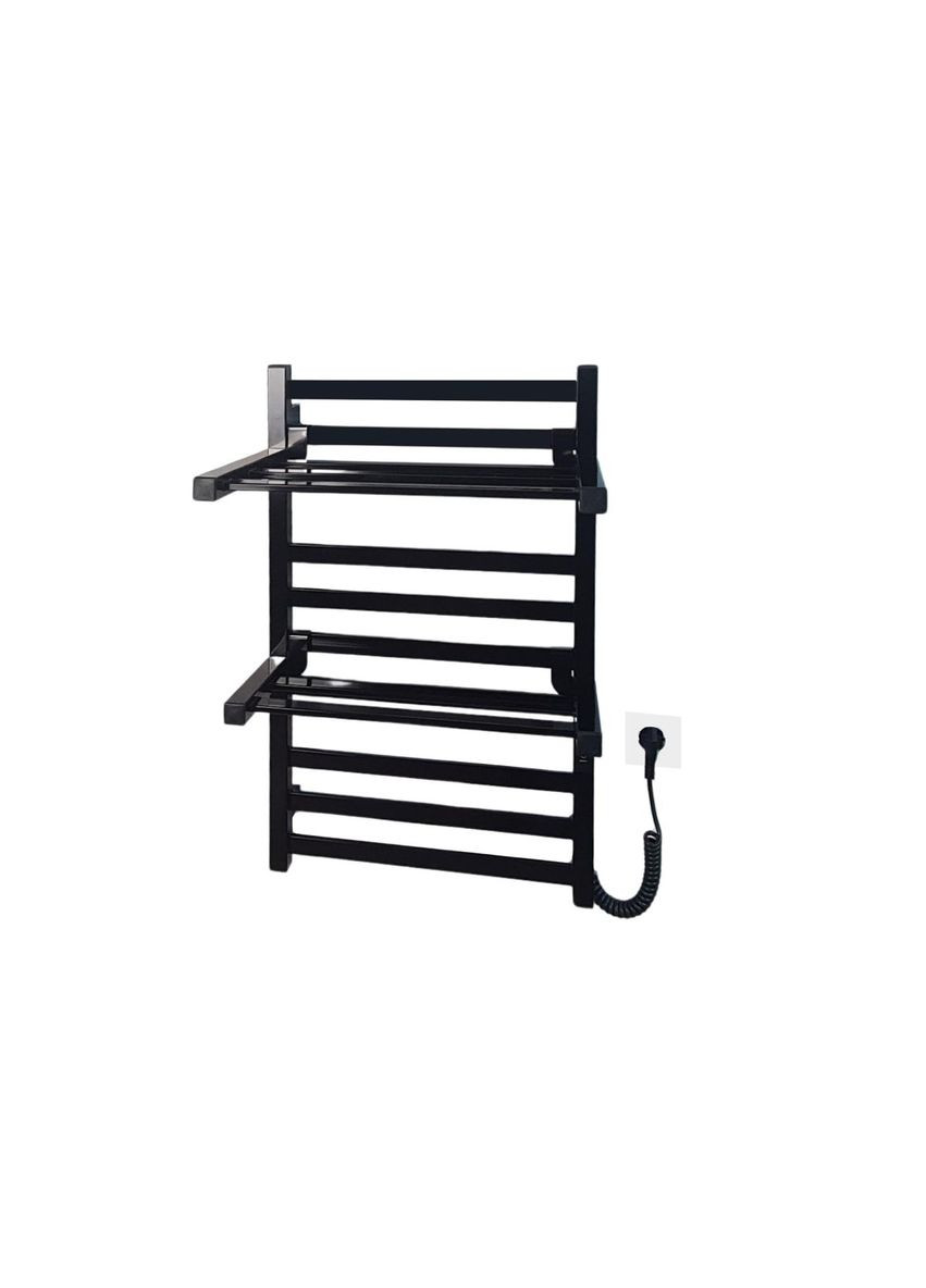 Полочка для полотенцесушителя, длинная, Черный глянец Carino RICARDO (367604526)