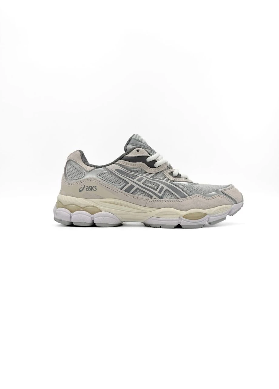 КРОССОВКИ ЖЕНСКИЕ ASICS GEL-NYC BEIGE / GREY АСИКС ГЕЛЬ НЮК No Brand серые демисезоны (368867999)
