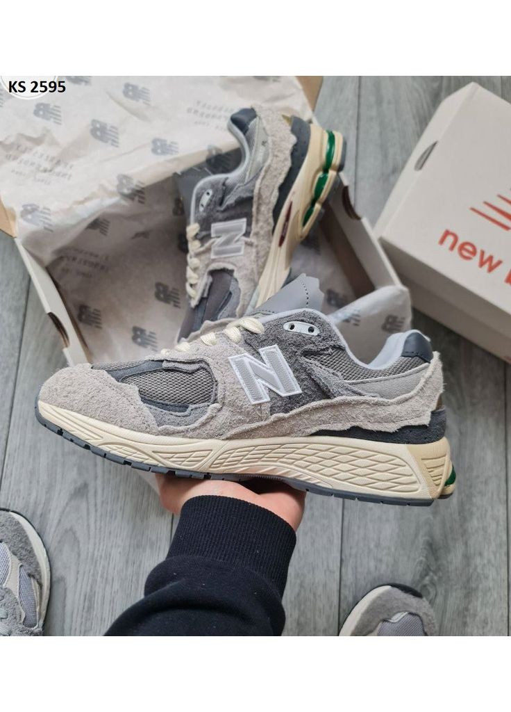 КРОССОВКИ ЖЕНСКИЕ NEW BALANCE 2002R 2002R PROTECTION PACK GRAY НЬЮ БЕЛАНС 2002R No Brand серые демисезоны (369388910)