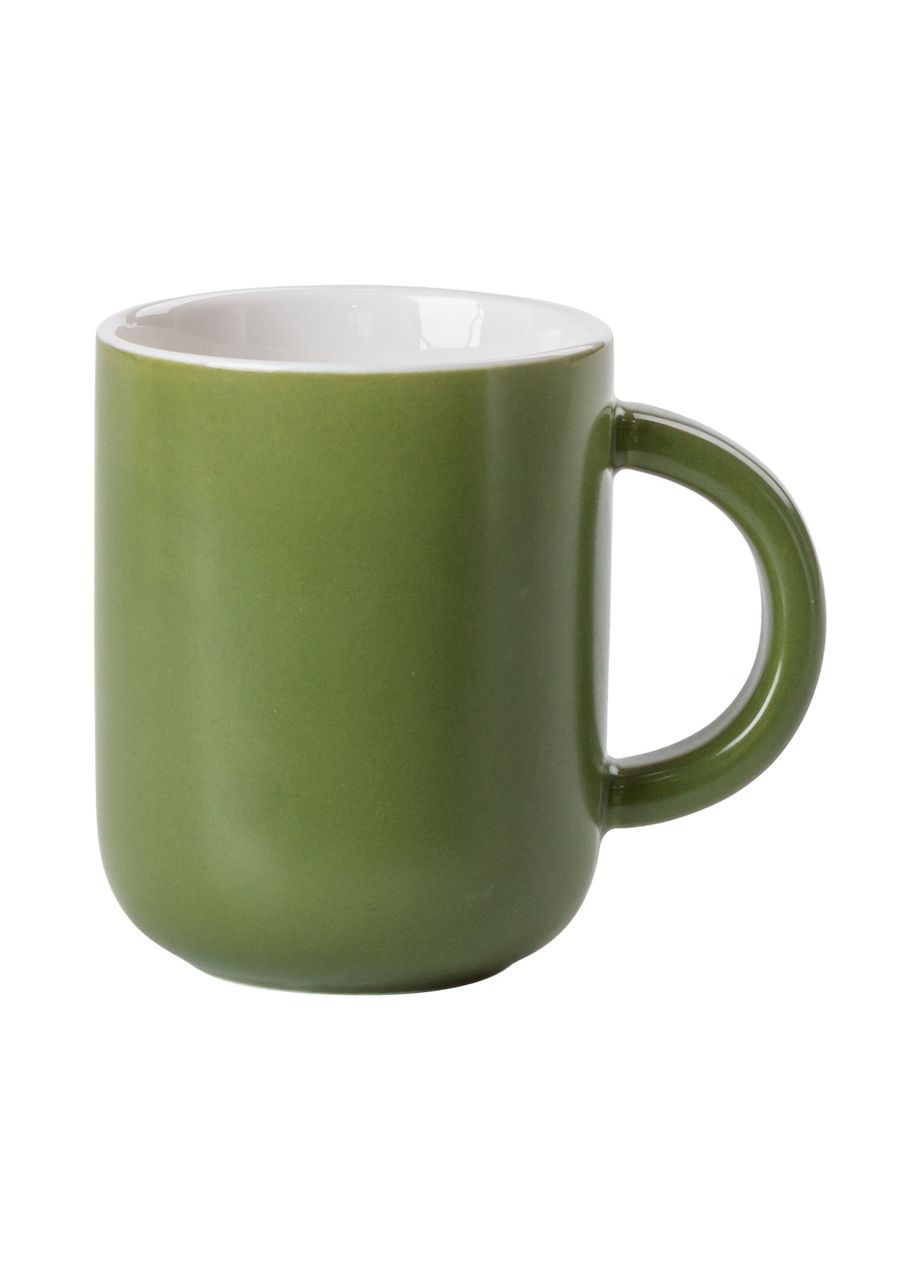 Чайний сервіз на 6 персон з бамбуковою підставкою зелений керамічний набір для чаю та кави ProDobro (364189530)