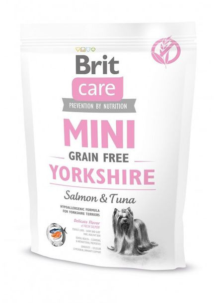 Сухой корм Care GF Mini Yorkshire 0,4kg (для йоркширских терьеров) Brit (293408135)