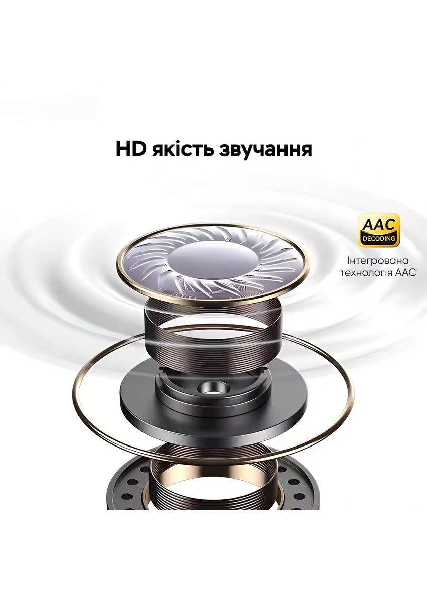 Бездротові навушники TWS Earbuds - TD Series BT5.3 white USAMS US-TD22 (340279582)