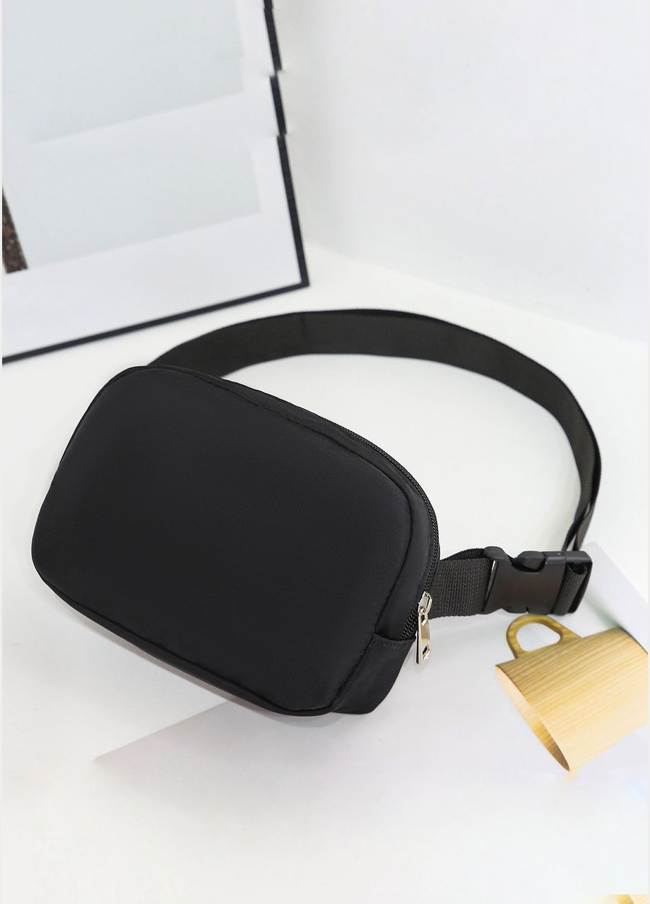 Бананка поясна сумка чорна No Brand (303606046)