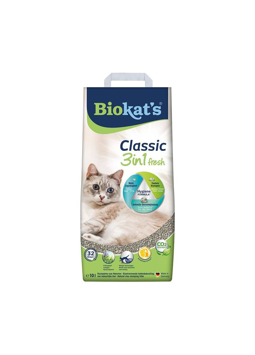 Наполнитель бентонитовый Biokats Fresh (3in1) 10 литров Biokat's (292258794)