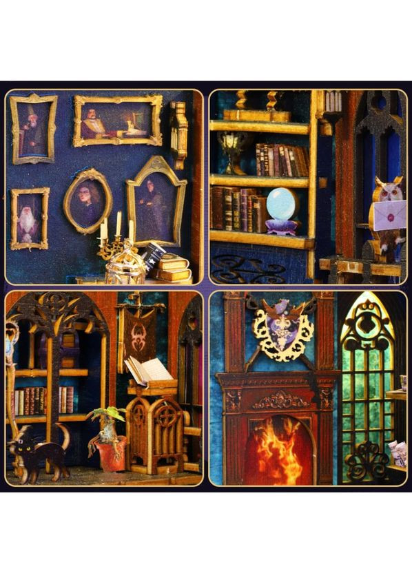 Бук Нук Magic Market Book Nook 3D пазл деревянная головоломка книжный уголок JTSL-09 No Brand (362452886)