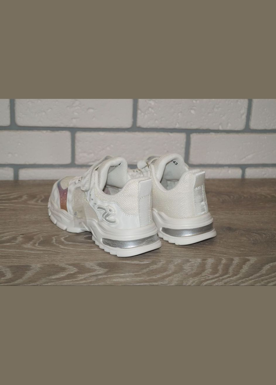 Білі осінні кросівки для дівчинки білі Jong Golf