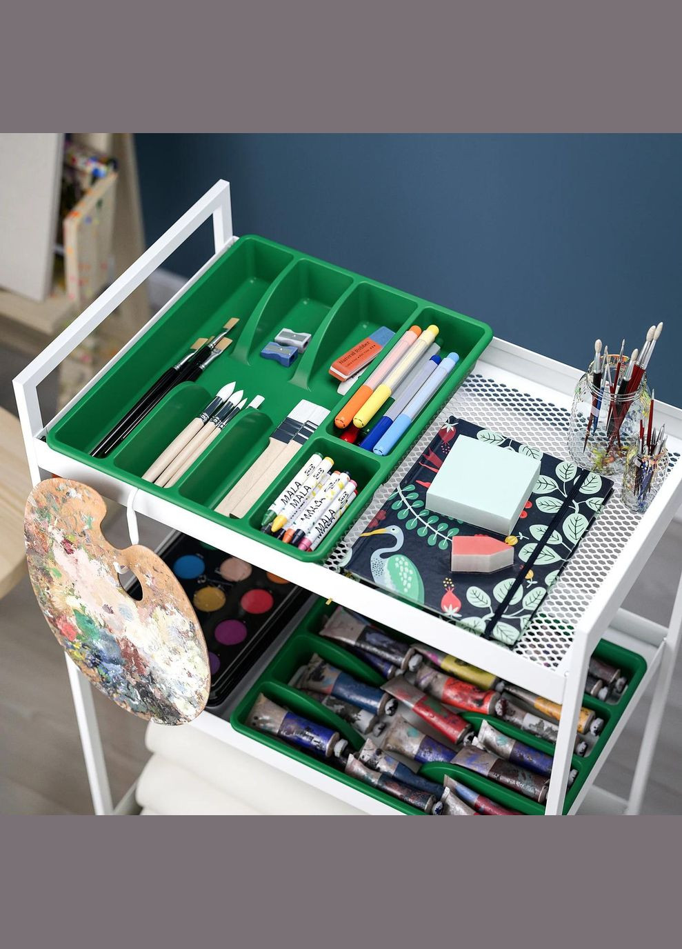 Лоток для столовых приборов/контейнера ИКЕА Яркий IKEA (337648250)