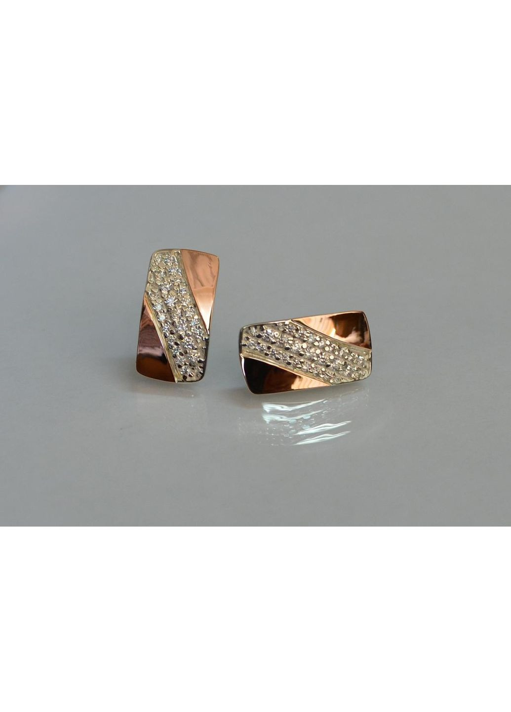 Сережки срібні з золотом Silver Style (367112872)