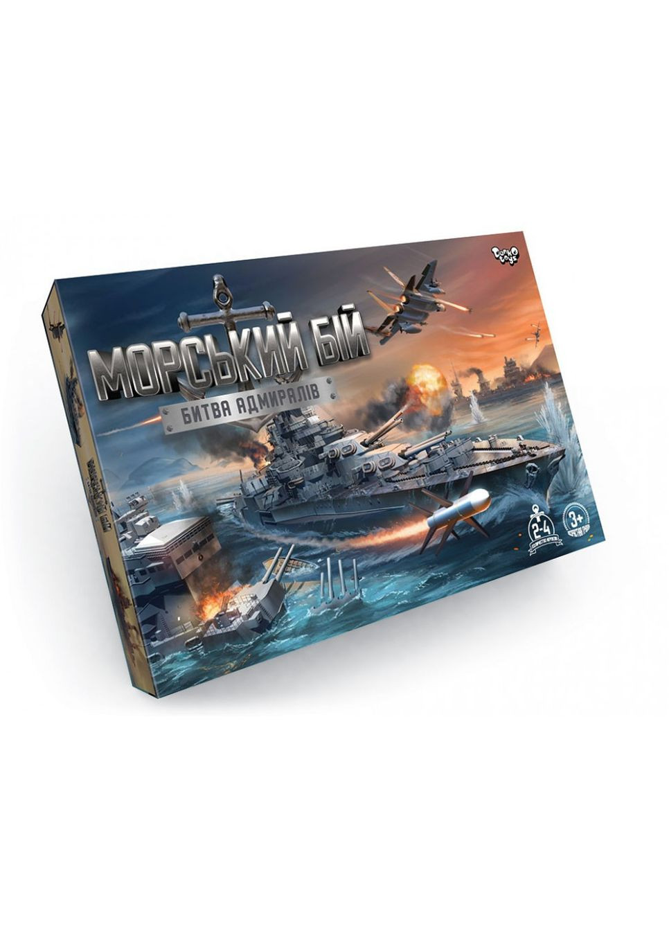 Настольная развлекательная игра "Морское сражение. Битва адмиралов" G-MB-04U от 3 лет Danko Toys (336330883)