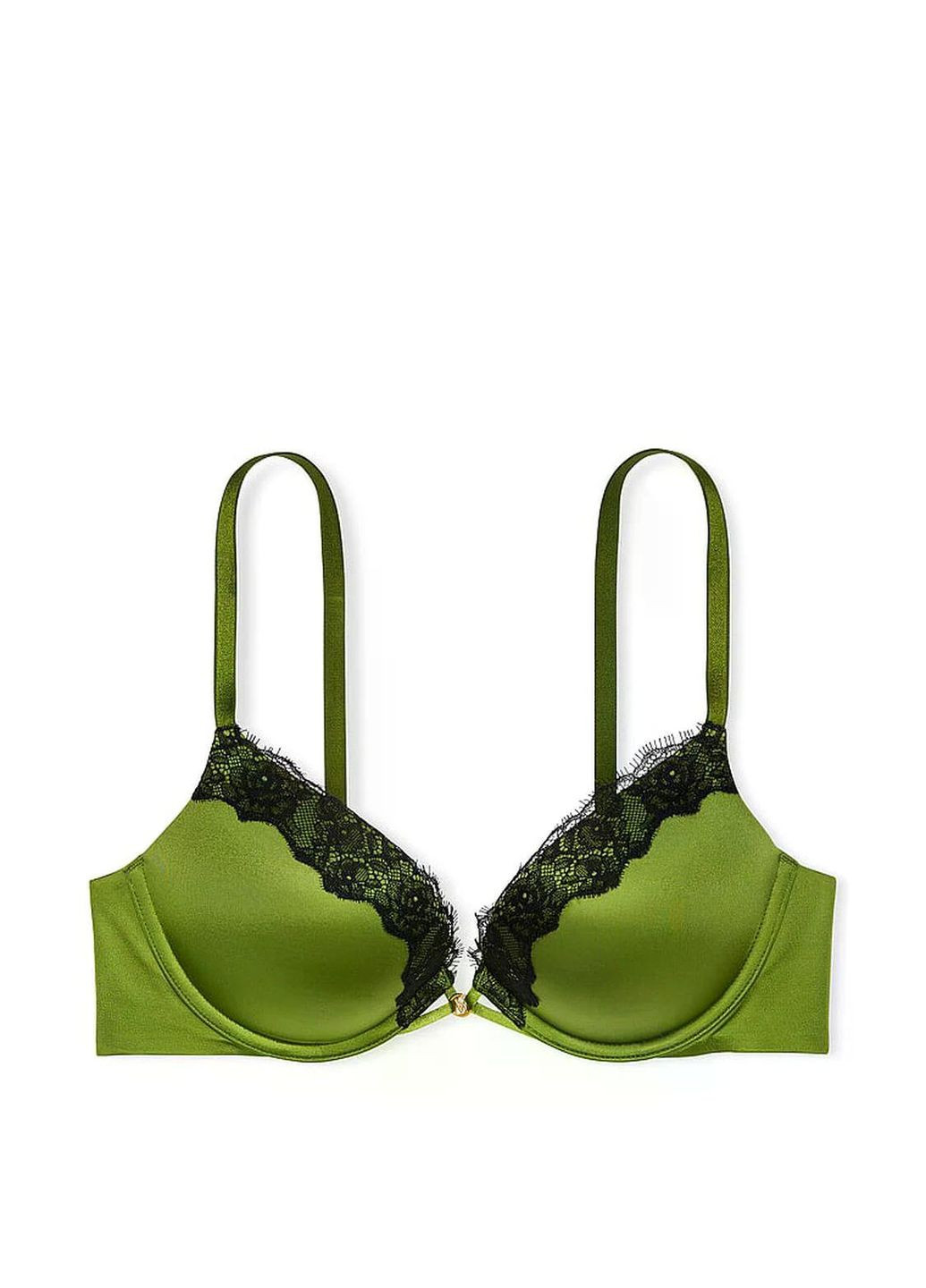 Зелений комплект жіночої білизни very sexy (бюстгальтер + трусики-танга) - 36c / m Victoria's Secret