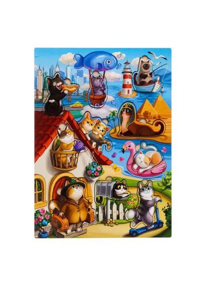 Сортер-вкладиш "Котики - 1" Ань-Янь (318019039)