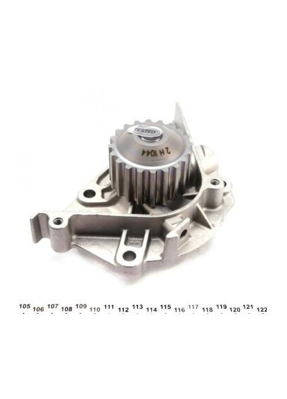 Помпа води Citroen C4/C5/C8/Jumpy/Fiat Scudo/Peugeot 206/307/406 1.8/2.0/2.2 99- (20z) (R/B) (6 ло PA1044 UA63 Graf (345782907)