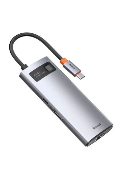 Концентратор (CAHUB-CW0G) Baseus USB-C 6-in-1 (369444792)