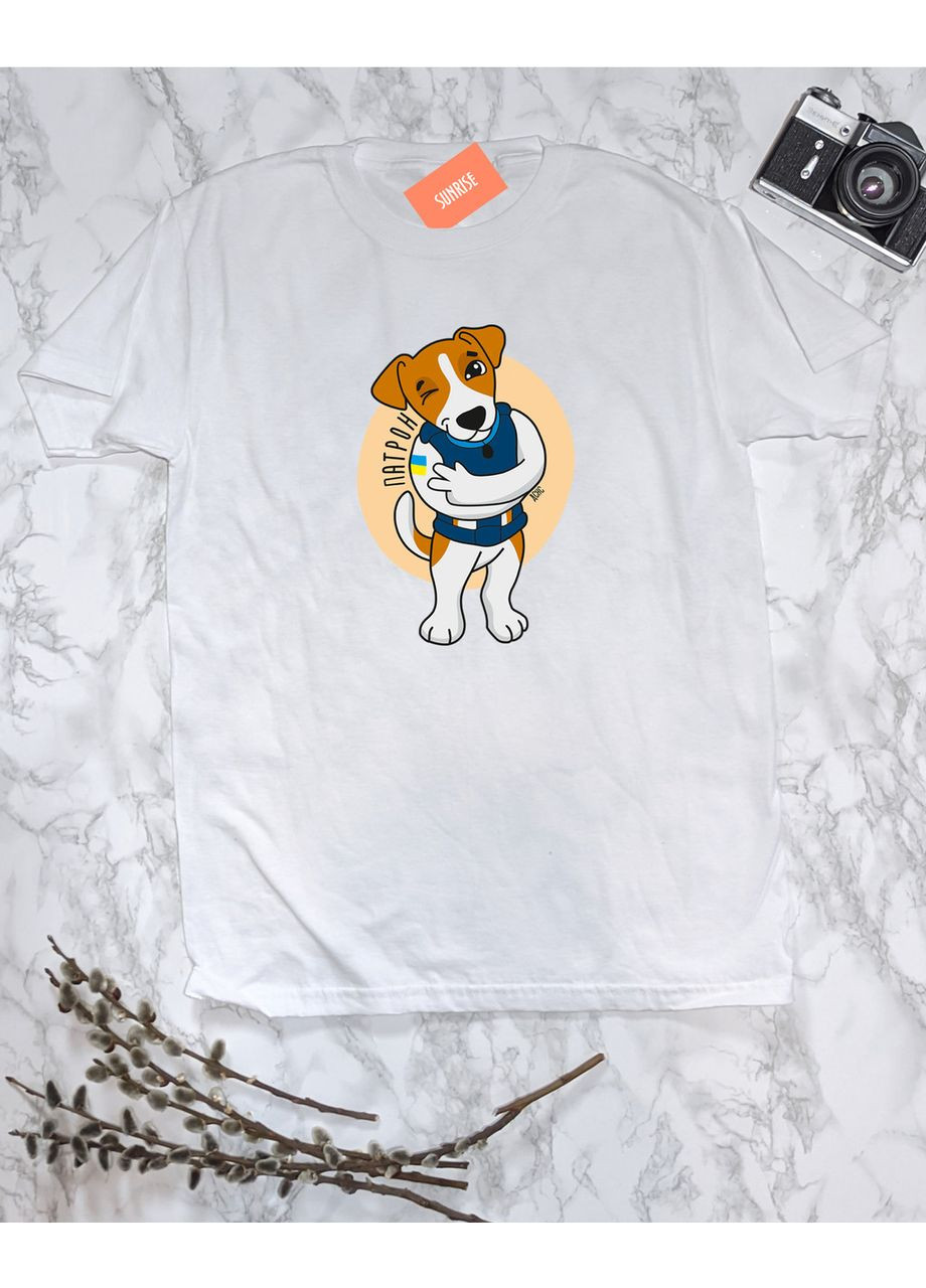 Біла футболка чоловіча "пес патрон-2" 2xl No Brand Футболка