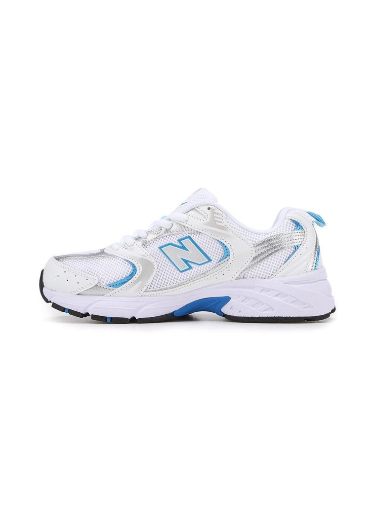 Білі Осінні кросівки чоловічі new balance 530 white sky blue нью беланс 530 No Brand
