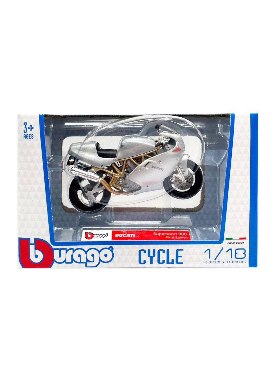 Детская модель Мотоцикла "Ducati SuperSport 900" 18 51030 14 масштаб 1:18 Bburago (364125528)