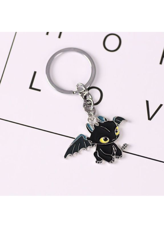 Парні брелоки для ключів для друзів або подруг з чорним і білим дракончиком No Brand (366963112)