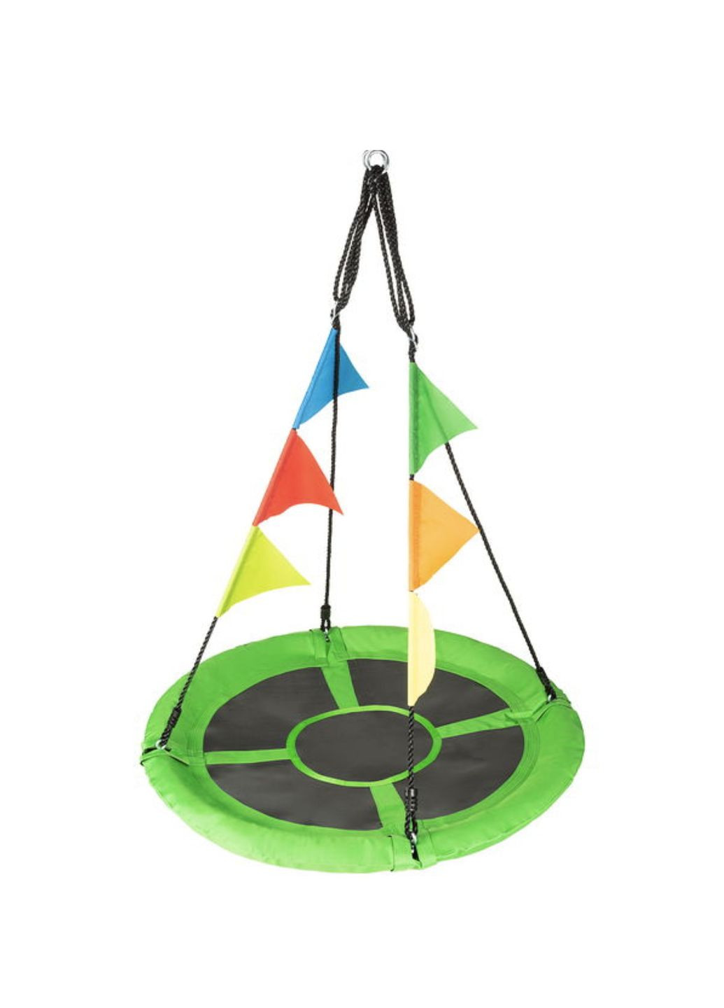 Садовая качель - гнездо XXL с флажками зеленый Outtec (301538485)