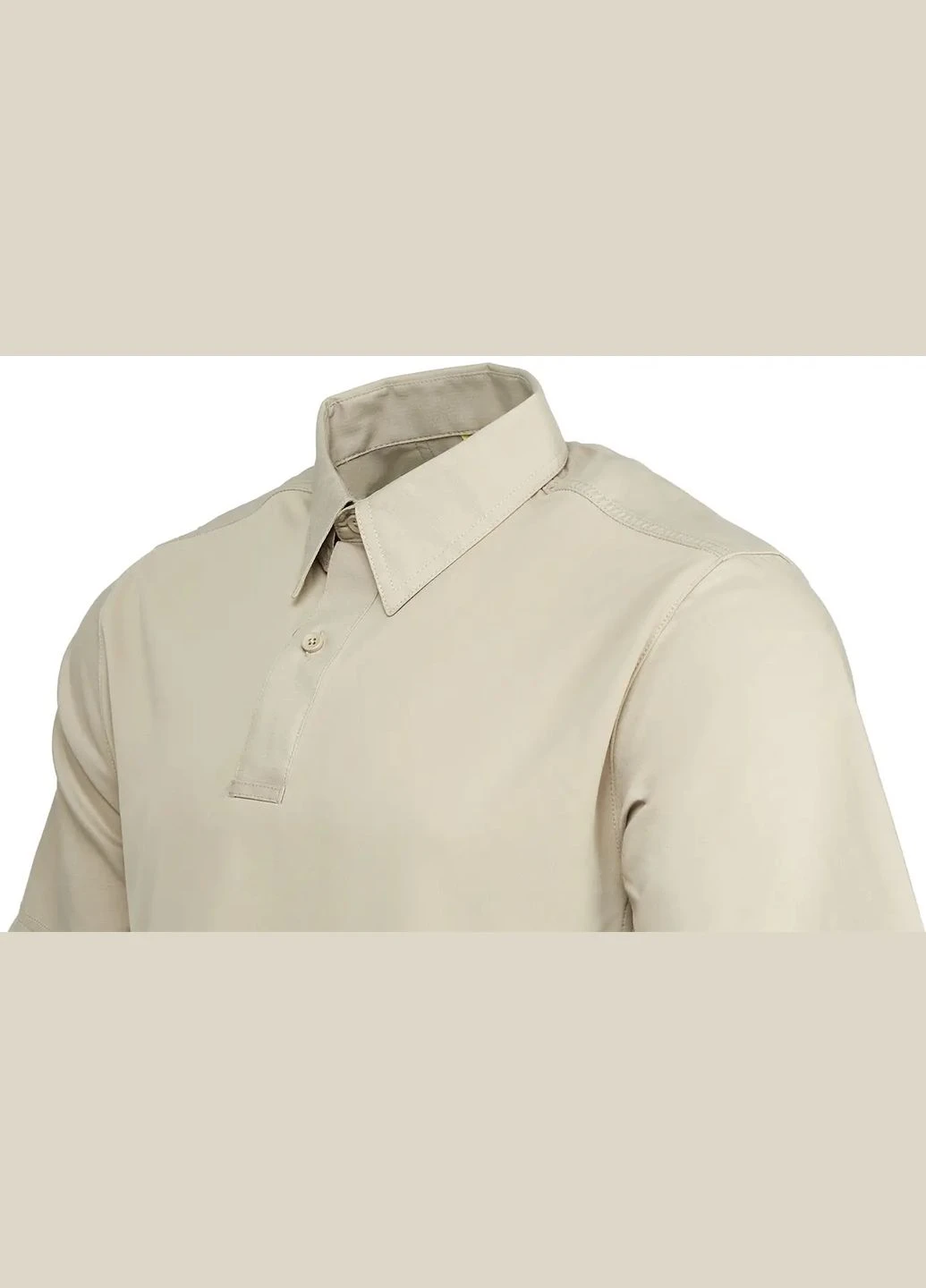 Хаки (оливковая) тенниска поло first tactical men’s v2 pro performance short sleeve shirt khaki No Brand