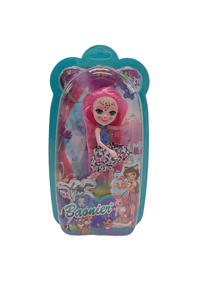 Детская игрушечная Кукла "Baobier" JJ8572-21(Pink) 15 см, шарнирная Bambi (322667626)