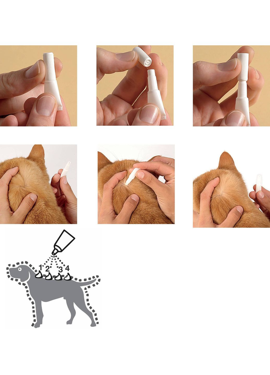 Капли Адвокат от заражений эндо и экто паразитами для котов 4-8 кг 3 пипетки (4007221031970) Bayer (279561990)