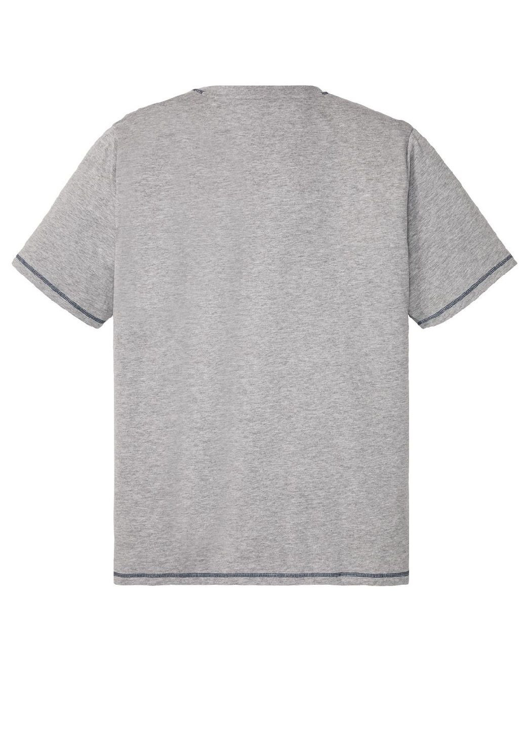 Сіра футболка з коротким рукавом Livergy