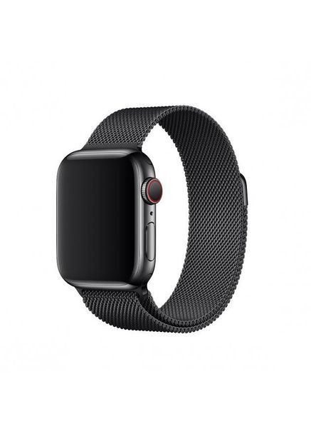 Міланська петля для Apple Watch 42/44/45/49 мм Чорний No Brand (304255117)