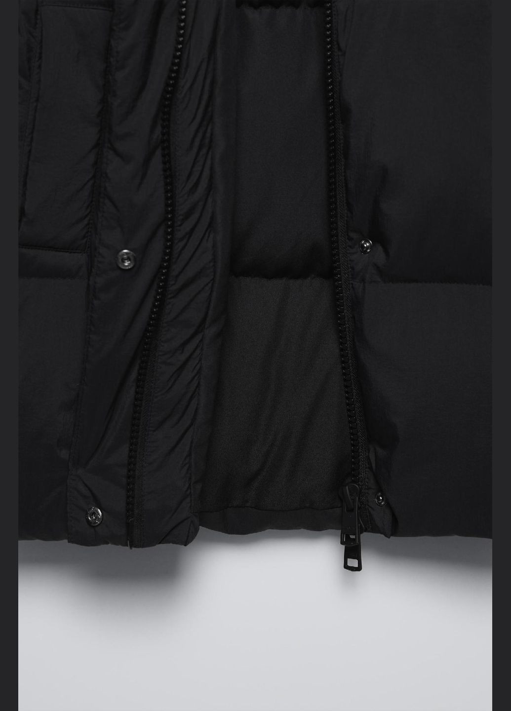 Чорний Пуховик Zara