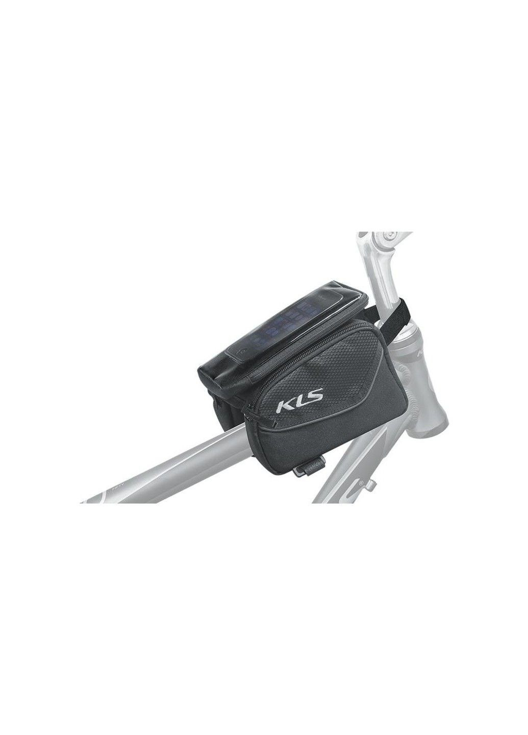 Сумка на раму Alpha (об`єм 0.9 л) чорний KLS (303333853)