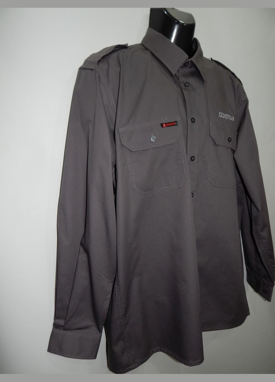 Серая кэжуал рубашка Mascot