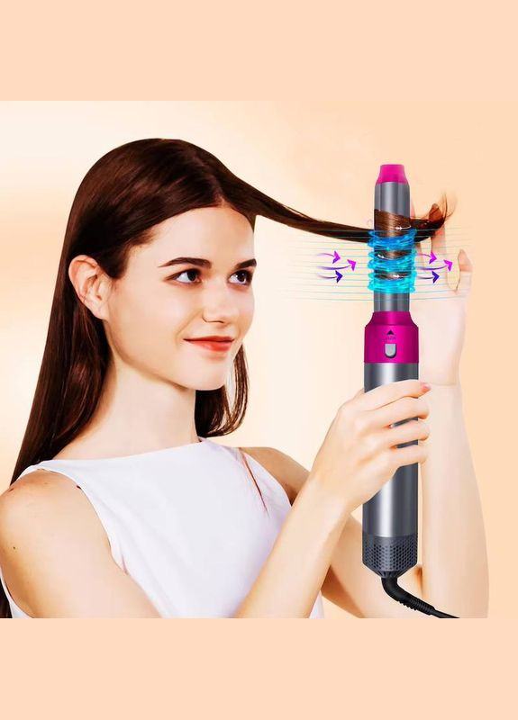 Стайлер для волосся 5 в 1 + Кейс чохол Hair Brush No Brand (284724125)